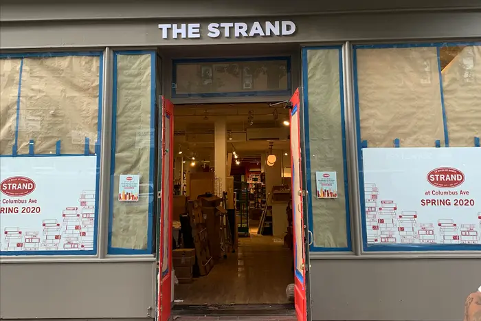 A photo of the outside of the new Strand location on the UWS